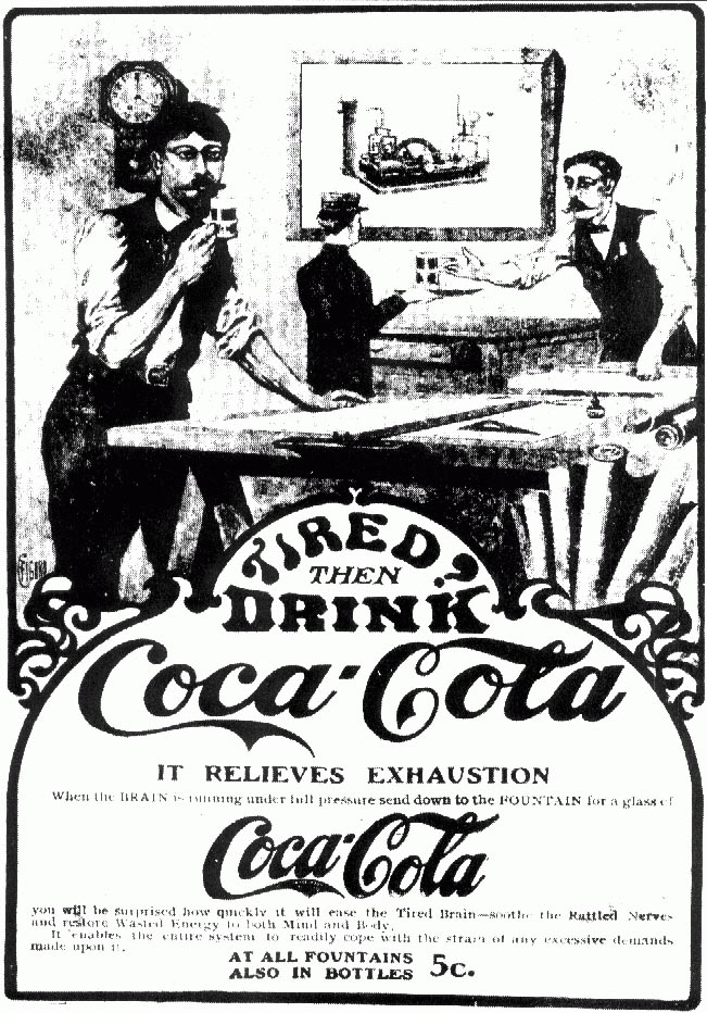 bottle of coca cola 1902